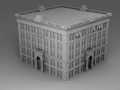 Architecture of Chicago - Full Set 3D Model Pack