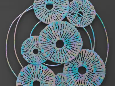 Patina Wall art Sculpture 3D model