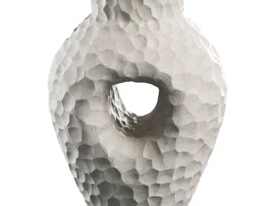  Vase decor Low-poly 3D model