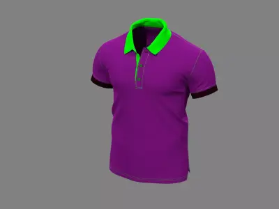 Polo Shirt 3D model