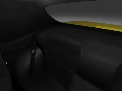 Porsche 944 Cabriolet with Interior HDRI 3D model