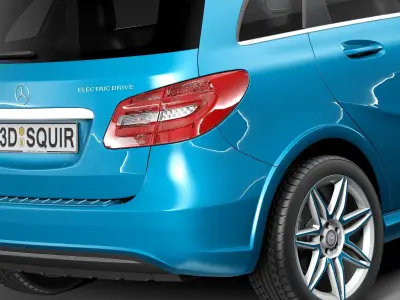 Mercedes-Benz B-class Electric Drive 2015 3D model