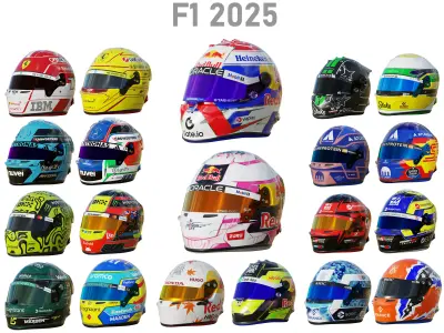 F1 Helmet Pack 2025