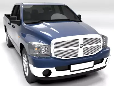 DODGE RAM XK 2005 Low-poly 3D model
