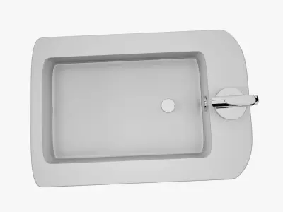Bidet bathroom sink 3D model