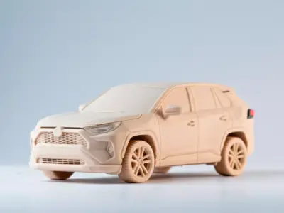 Toyota Rav4 3D Car Model 3D print model