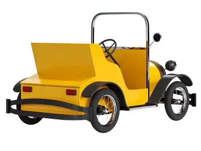kit car  kids toy 3D model