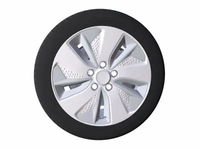 Tyre 3D Model Low-poly 3D model