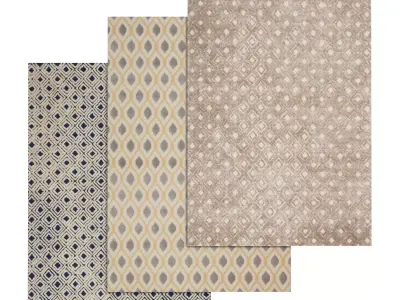 Rug Set 1127 3D model