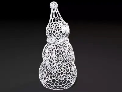 Snowman 3D print model