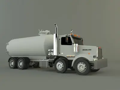 western star truck 3D model