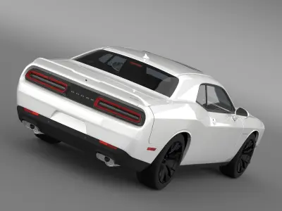 Dodge Challenger SRT Hellcat Supercharged 2015 3D model