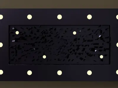 ceiling luster lights decoration  3D model