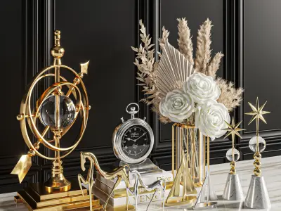 Decorative Set 40 3D model purchase