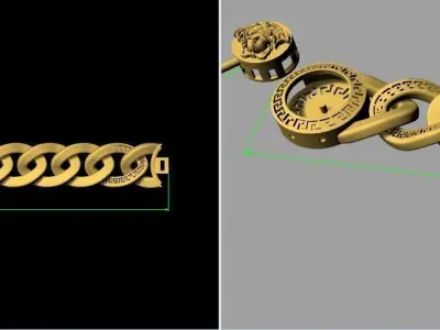 CUBAN LINK CHAIN 3D print model