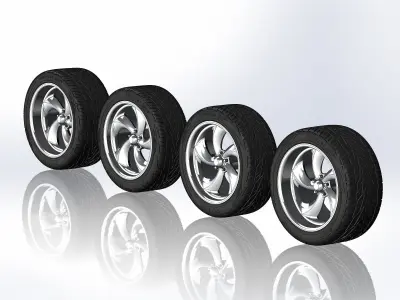 Custom wheels for your scale model Am Racing  VF489 3D print model