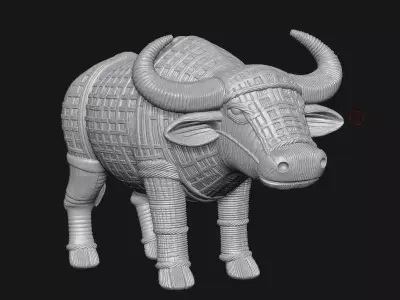 Water buffalo 3D print model