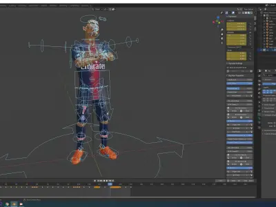 MBappe paris saint-germain 3D model