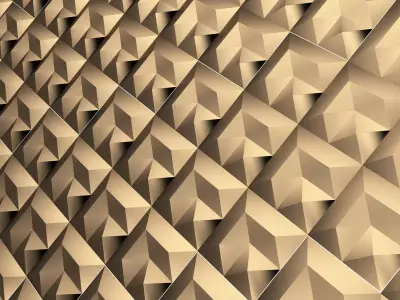 3D Wall Panel 06 Low-poly 3D model