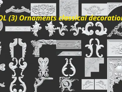 Ornaments classical decoration VOL 3-30 DESIGN 3D model