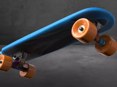 3D Skate board 3D model