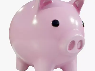 Piggy Bank 3D model