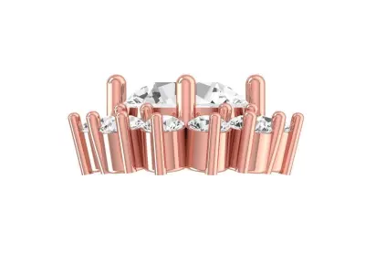 Women Stud Earrings 3dm STL OBJ FBX Renders Details 3D print model