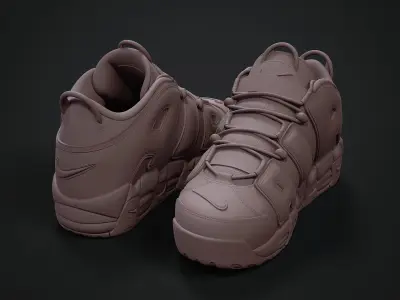 Nike Air More Uptempo96-3d printable 3D print model