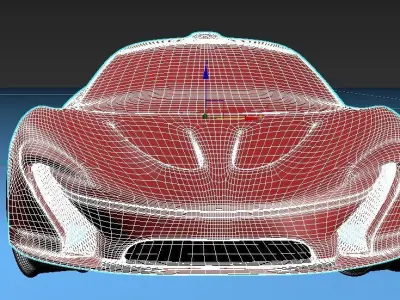 mclaren p1 Low-poly 3D model