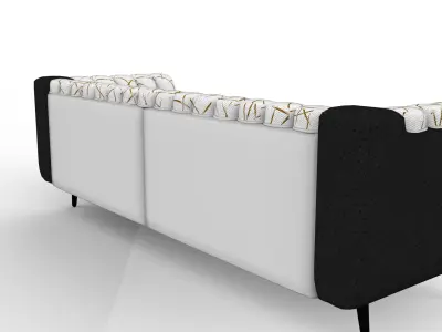 The Aurora Luxe Sofa 3D model