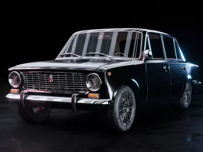 VAZ-2101 Replica Low-poly 3D model