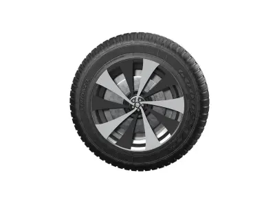 Car Tire And wheel model 3D model