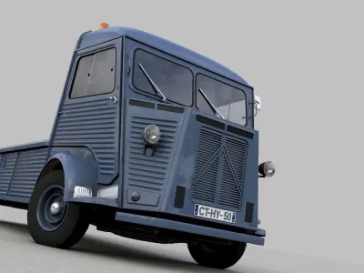CITROEN HY TRUCK 1950 3D model