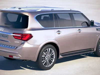 Infinity QX80 2018 3D model
