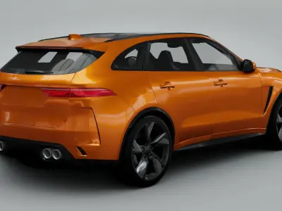 Jaguar F-Pace SVR 2021 3D model