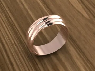 Jewelry Diamond Ring 3D print model