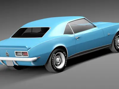 Chevrolet Camaro SS CG 1967 3D model