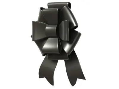 Christmas Bow Ribbon 46 Low-poly 3D model