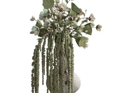 Flower In Vase 123 3D model