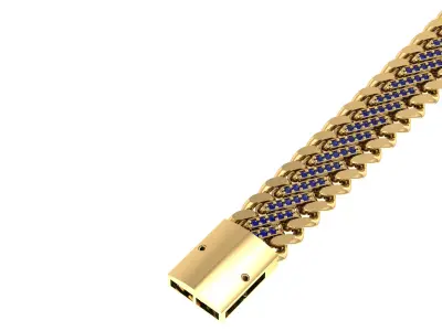 3d chain cuban model 3D print model purchase