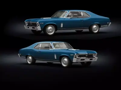 CHEVROLET NOVA SS 1969 3D MODEL 3D model