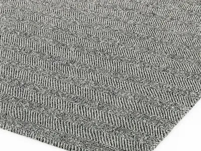 Restoration Hardware Ceta Rug - Silver 3D model