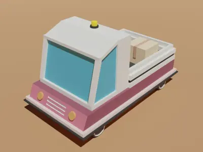 Cargo Truck Free 3D model