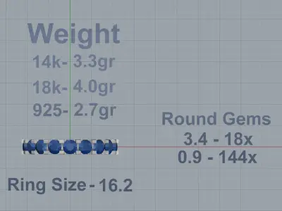 Eternity Ring 3D print model shop