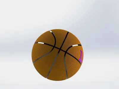 basketball lakers 3D model
