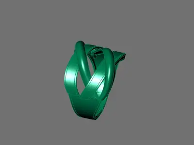 Women Ring Plain Ring Ready STL 3DM Models Womens Rings 3D print model 7