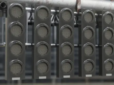 Starting Lights Low-poly 3D model