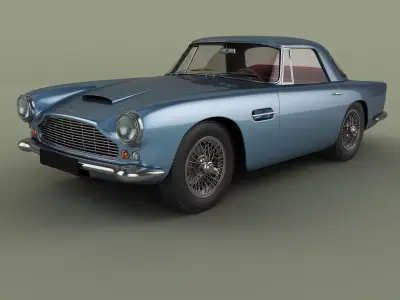 Aston Martin DB4 Convertible 3D model