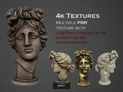 Apollo statues models collection