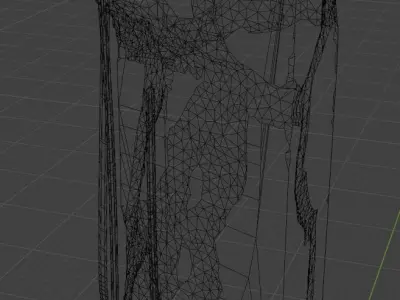 Pillar Low-poly 3D model